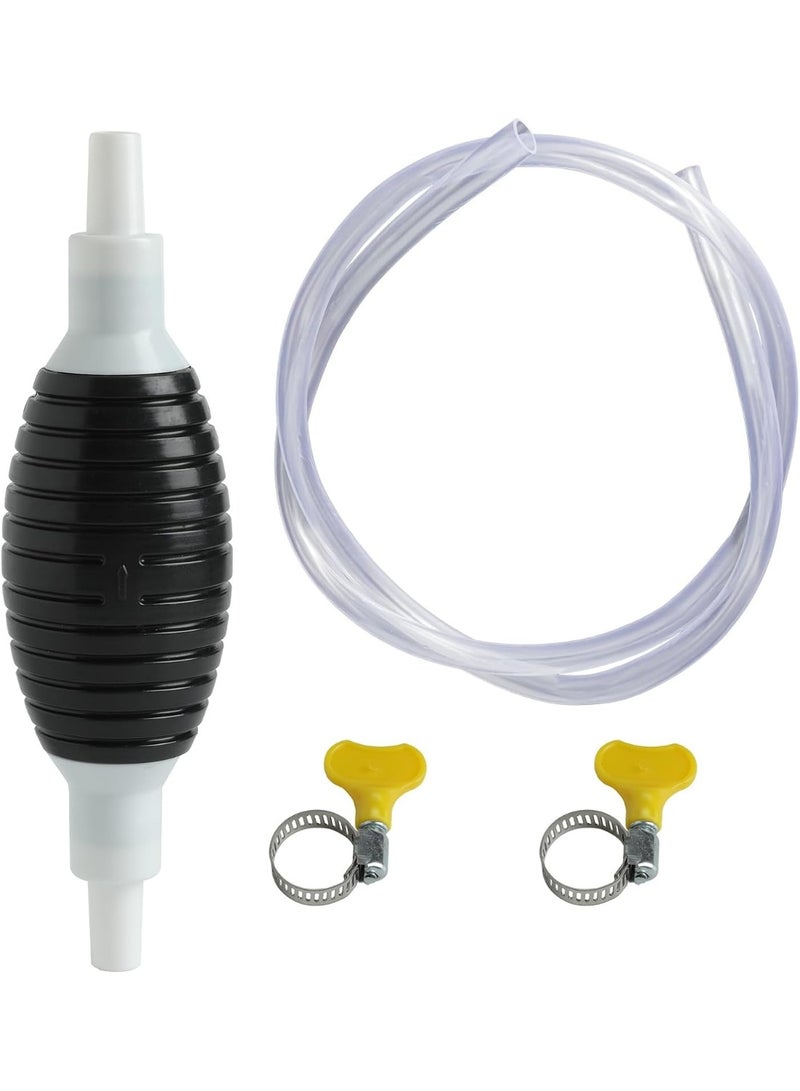 Portable Manual Hand Pump for Oil, Gasoline and Water – Multipurpose Pump for Quick and Safe Liquid Transfer Up to 1.5 Meters, Ideal for Home, Garage, Farm, Workshop and Automotive Use - Image 1
